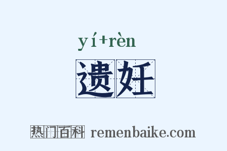 遗妊是什么意思的图片